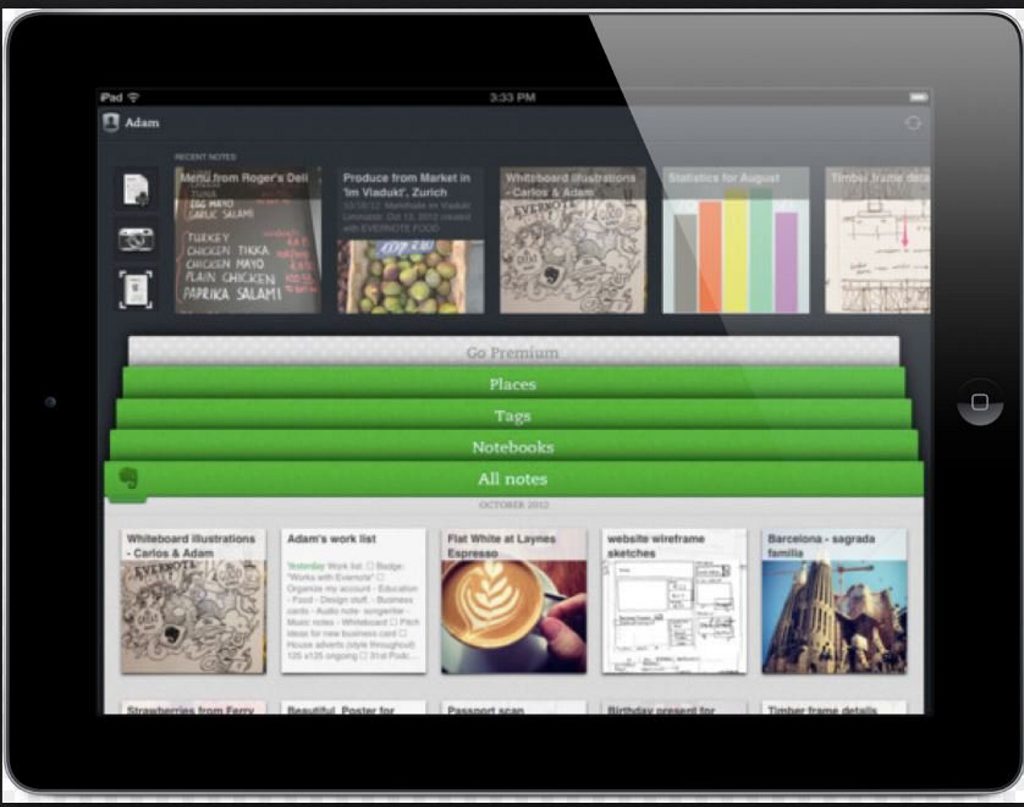 Evernote - to keep all your ideas and notes in one place. Evernote - to keep all your ideas and notes in one place.